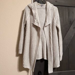 Hooded cardigan